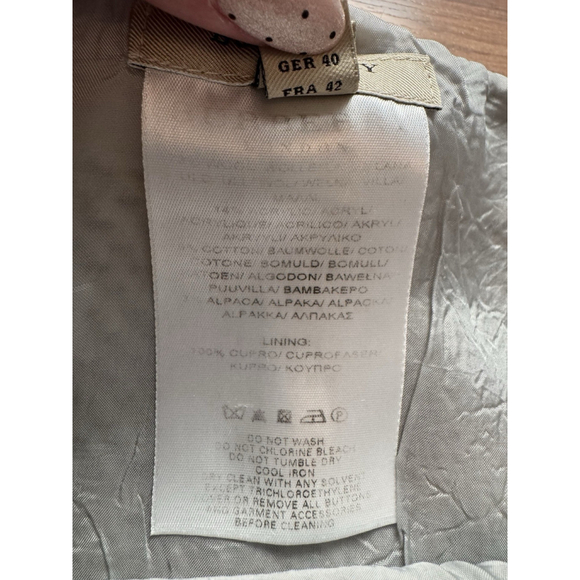 VTG Burberry London Wool Wrap Mini Skirt Y2K Plaid Fringe Quiet Luxury Preppy - Picture 8 of 11